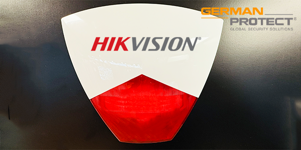 AX Pro Sirene von Hikvision – Verkabelte Alarmsirene für Ihre Alarmanlage im Test bei German Protect