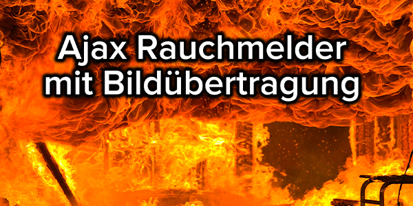 Ajax Brandwarnanlage mittels AJAX Rauchmelder AjaxMotionCam im Kombination mit AJAX Alarmanlage