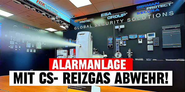 Alarmanlage mit CS- Reizgas Abwehr - Die Furie X 750