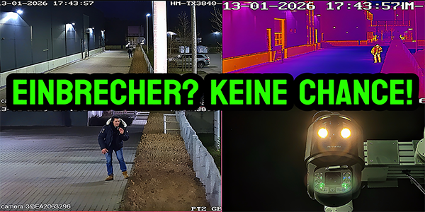 2026 Überwachungskamera Test- Multisensor Hikvision PTZ Kamera 