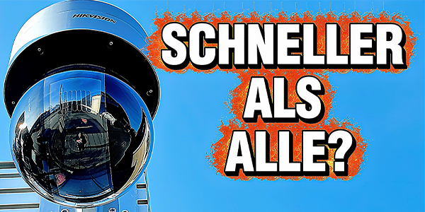 Überwachungskamera-Test 2026: Hikvision Kamera DS-2DF7A83-6IXG-ELI Ultra High Speed PTZ Kamera 