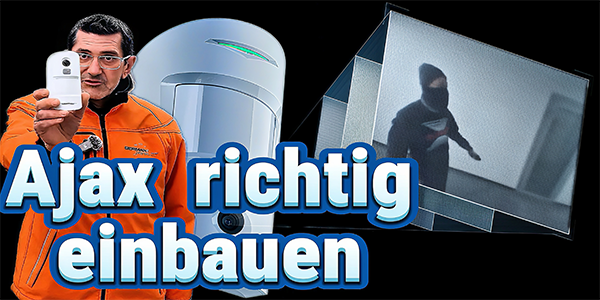 Ajax Bewegungsmelder in der Ajax Alarmanlage richtig instalieren