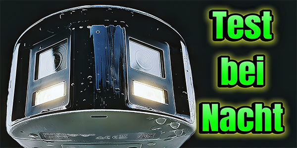 Hikvision Kamera DS-2CD2T873P-LIS2UY/SL Überwachungskamera Test in der Nacht