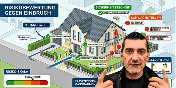 Alarmanlage im Haus selbst einbauen -Teil 5: Risikobewertung