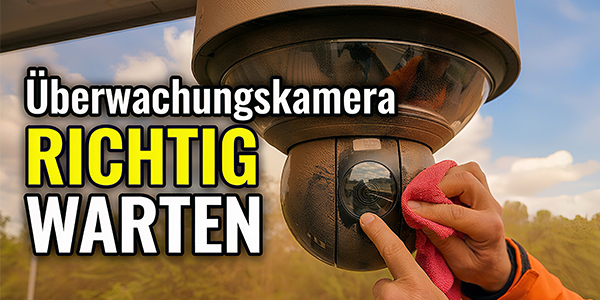 Überwachungskamera Wartung und Reinigung - Was ist wichtig zu beachten?