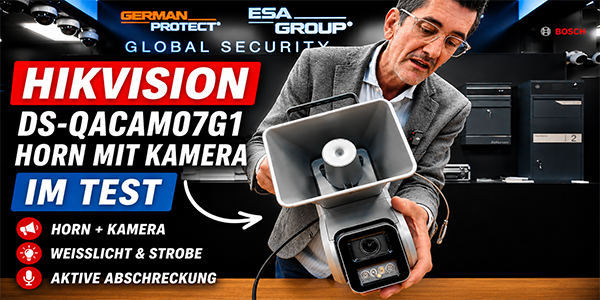 Hikvision DS-QACAM07G1-4LIZSU Hornkamera im Test: Alarmhorn mit Überwachungskamera 