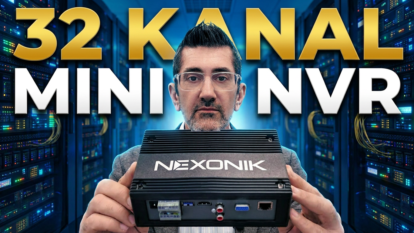 Eigenentwicklung: 32-Kanal Hutschienen-NVR für Videoüberwachung