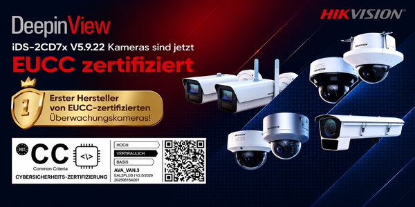 Hikvision erhält branchenweit erste EUCC-Zertifizierung