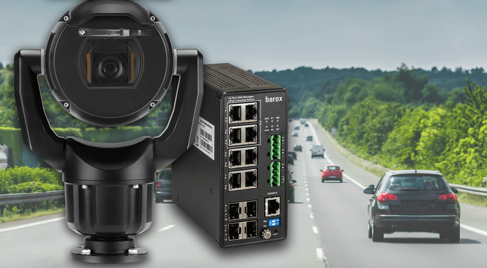 Bosch setzt auf PoE Switches von barox