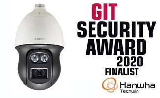 Hanwha Techwin Wisenet Kamera für den GIT Sicherheit Award nominiert!