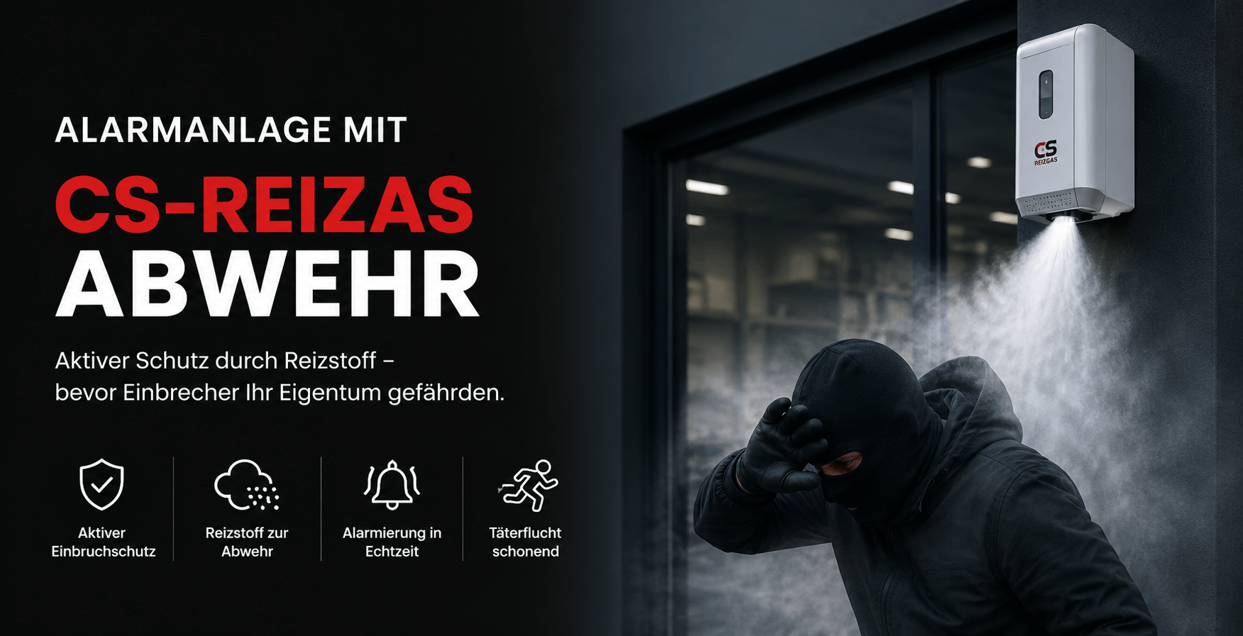 Alarmanlage mit Reizgas von German Protect