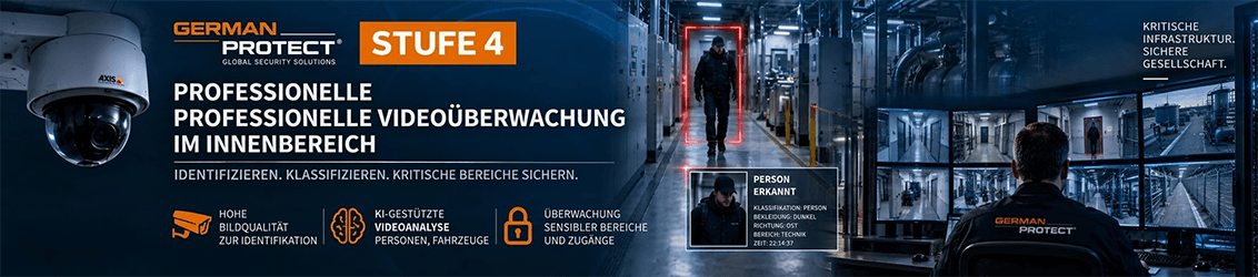Stufe 4: Professionelle Videoüberwachung und Identifikation im Innenbereich