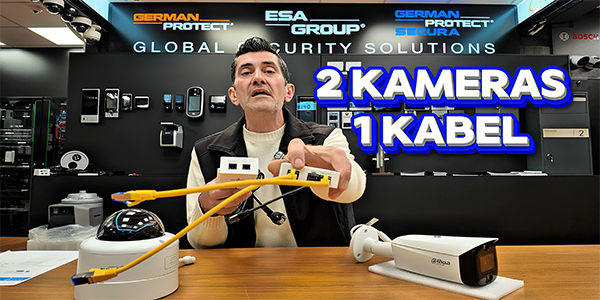 2 Überwachungskameras mit  nur einem Netzwerkkabel: Dahua PFT1300 PoE Extender