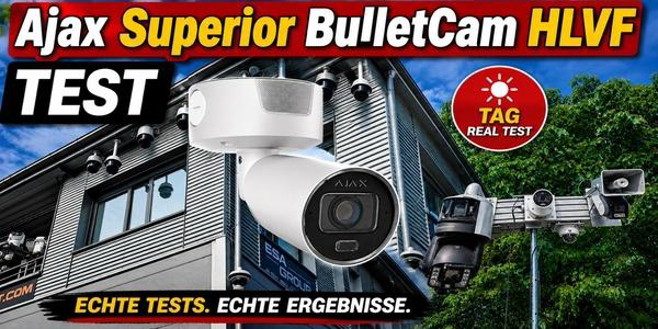 Überwachungskamera Test: Ajax Superior BulletCam HLVF im Praxistest bei Tageslicht